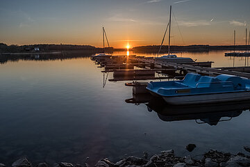 Sonnenuntergang am Rothsee©Simon Benz