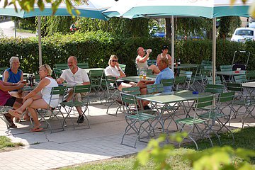 Biergarten am Campingplatz Kratzmühle