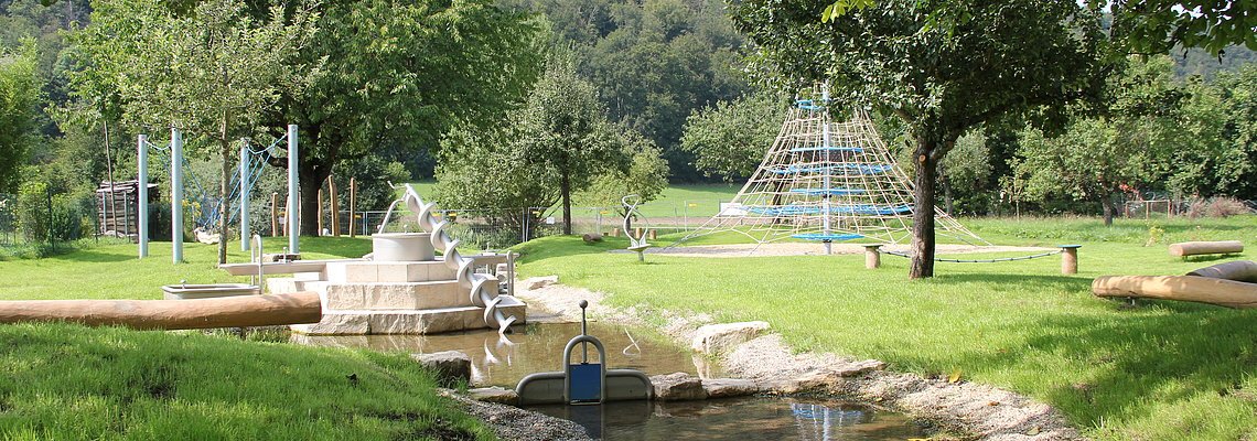 Wasserspielplatz in Enkering