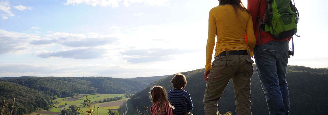 Ausblick am Schellenberg über Enkering