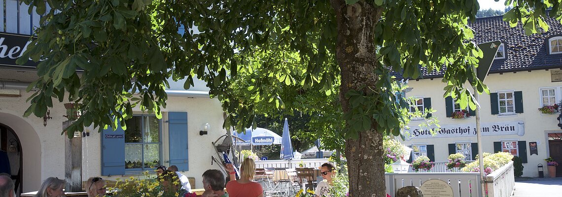 Biergarten in Enkering