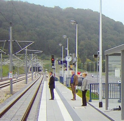 Bahnhof in Kinding