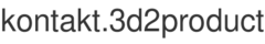 kontakt.3d2product